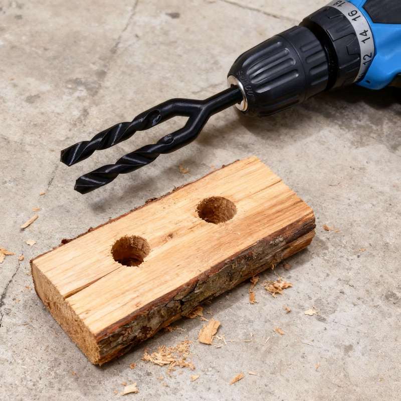 Woodworking Jokes - Novelty Plastic Double Twist Drill Bit