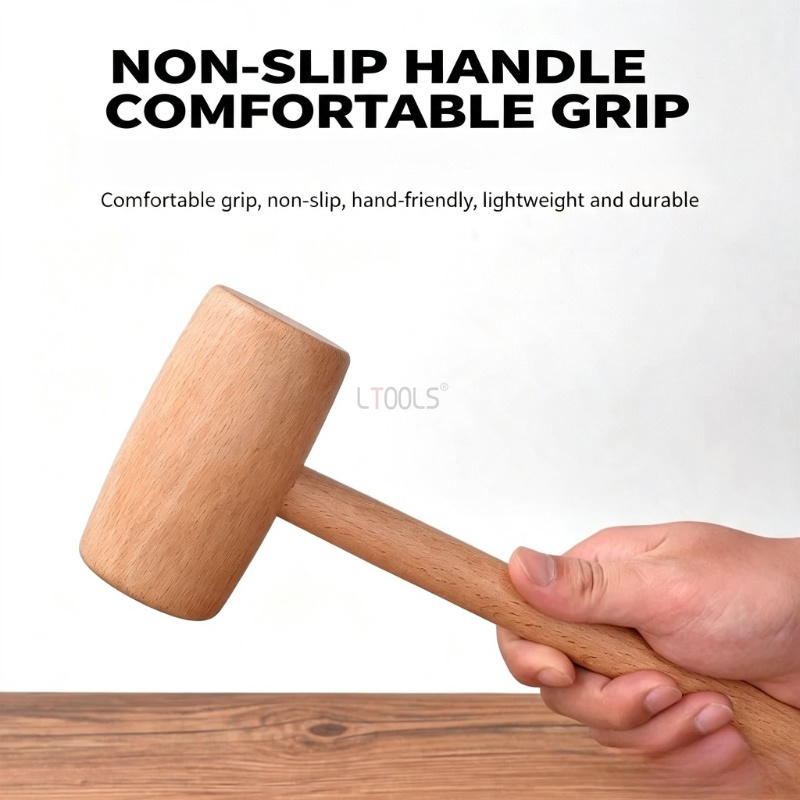 Wooden Mallet Carving - Solid Wood Mallet Hand Mini Wooden