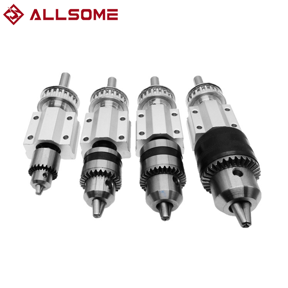 Woodworking Lathe Chuck - ALLSOME No Power Spindle Assembly Small