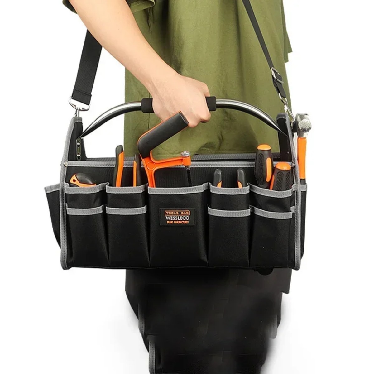 Oxford Cloth Tool Bag Iron Tub - Woodworking Youtube 评论和价格