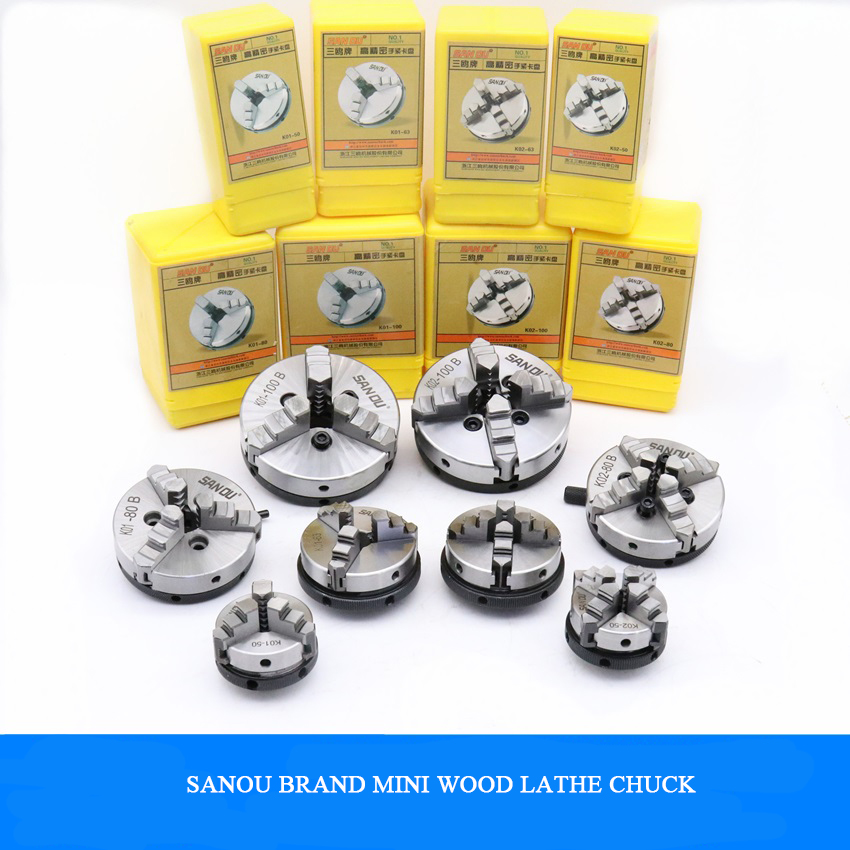 3 Jaw Lathe Chuck 100mm SANOU  - Woodworking Lathe Chuck 评论和价格