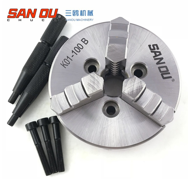 3 Jaw Lathe Chuck 100mm SANOU  - Woodworking Lathe Chuck 评论和价格