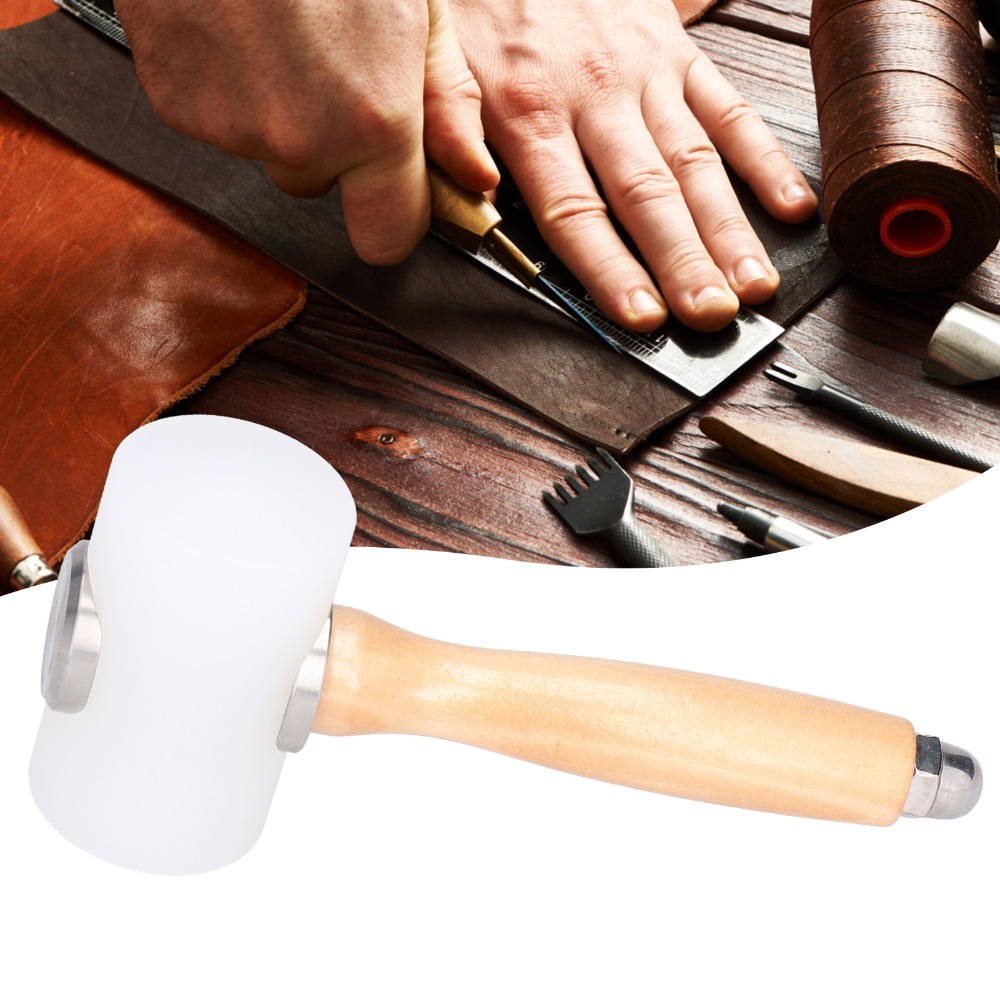 Length 19cm Leather Carving Ha - Wooden Mallet Carving 评论和价格