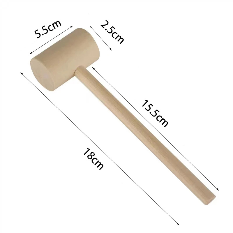 Mini Wooden Hammer Kids Balls  - Wooden Mallet Carving 评论和价格
