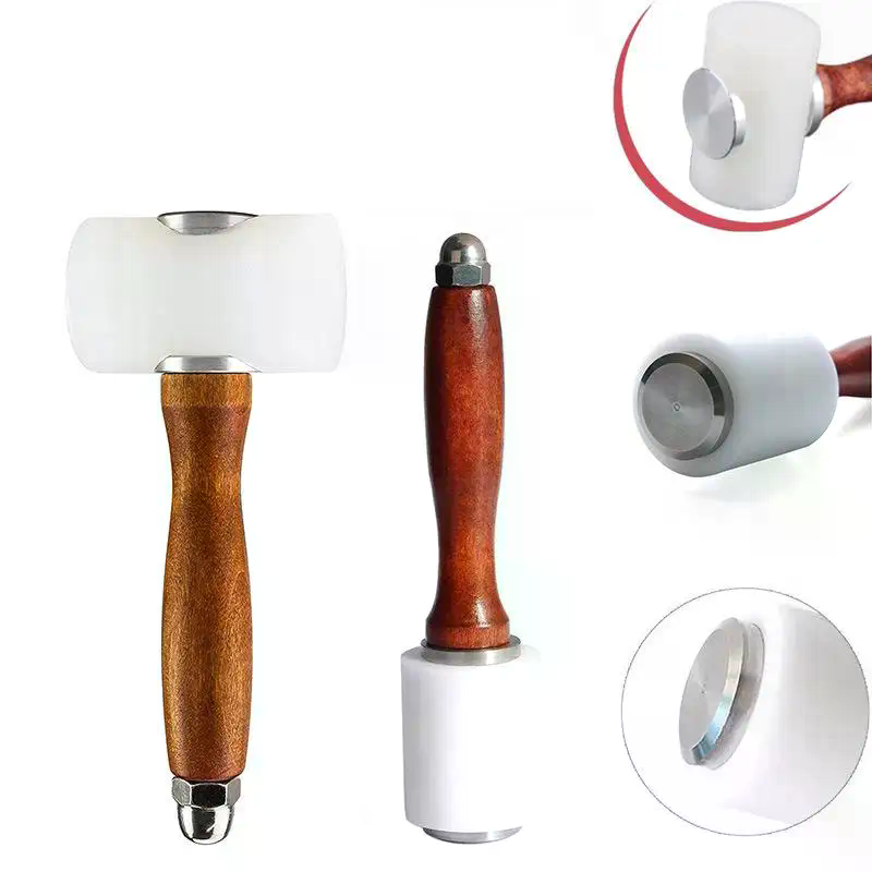1PC Leather Carving Hammer Lea - Wooden Mallet Carving 评论和价格