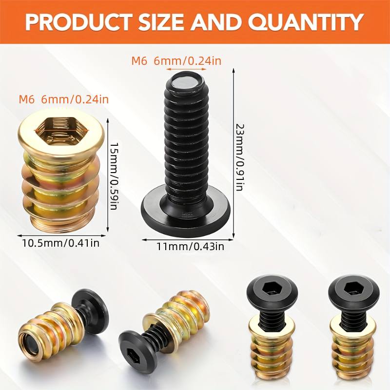 10PCS Nut Threaded Inserts Com - Woodworking Tool Stores 评论和价格