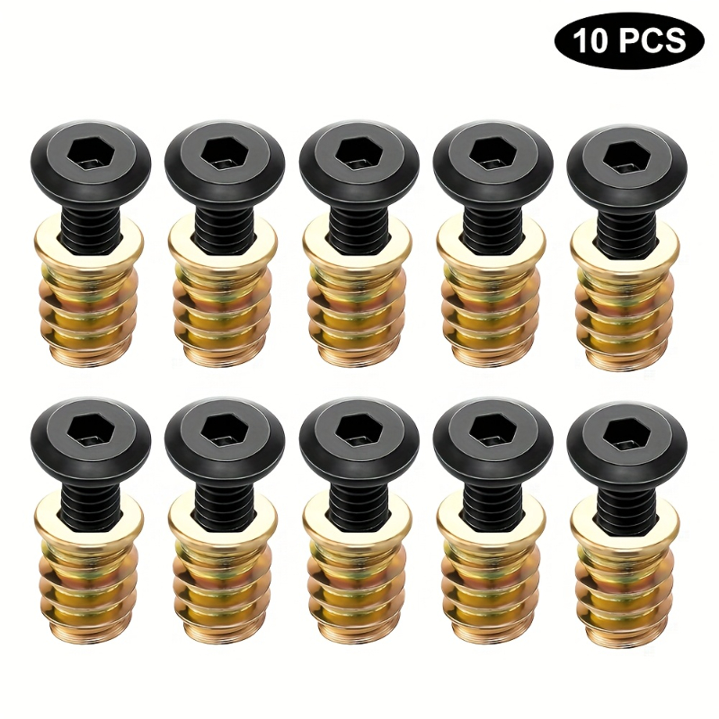 10PCS Nut Threaded Inserts Com - Woodworking Tool Stores 评论和价格