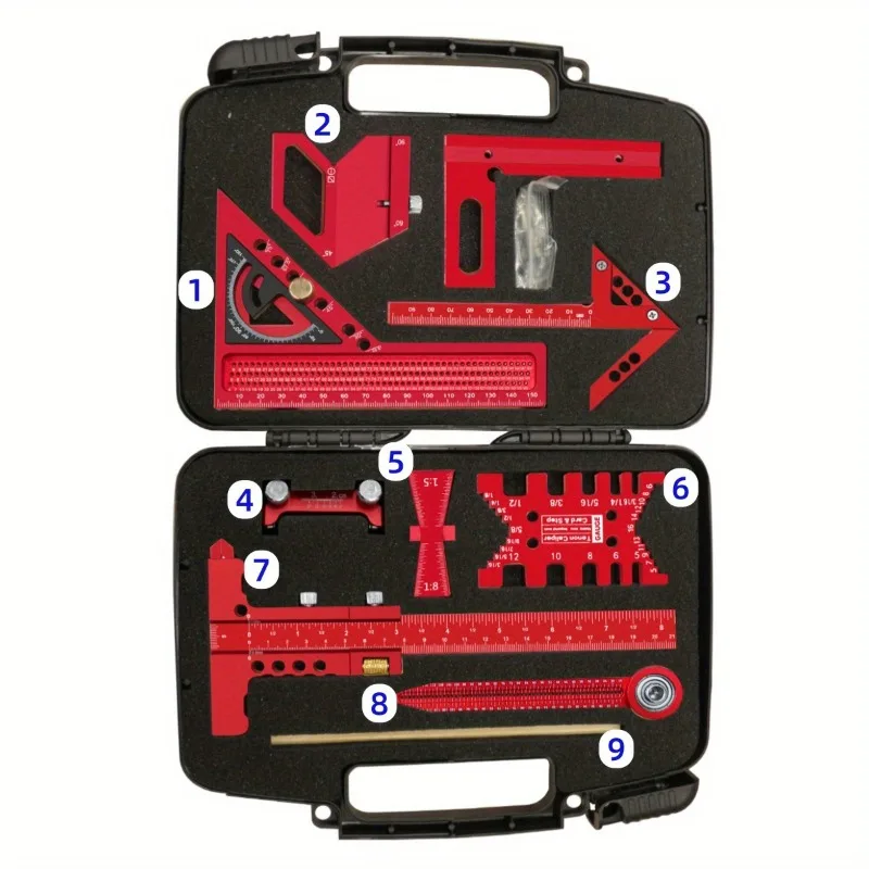 10‑Pcs Woodworking Layout Meas - Woodworking Free Plans 评论和价格