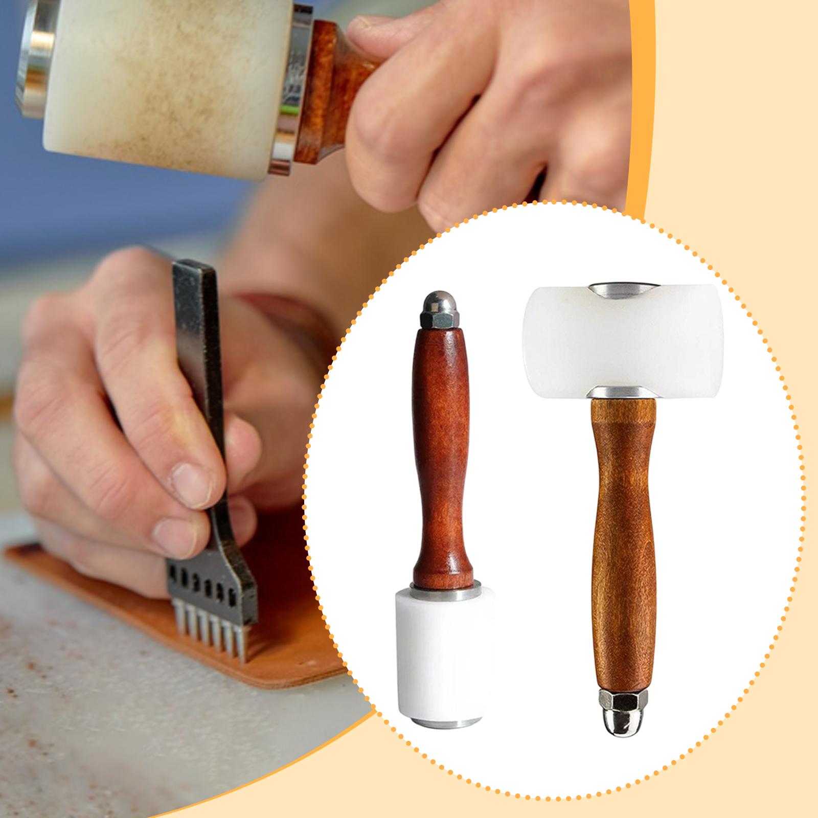 Leathercraft Hammer Durable Ny - Wooden Mallet Carving 评论和价格